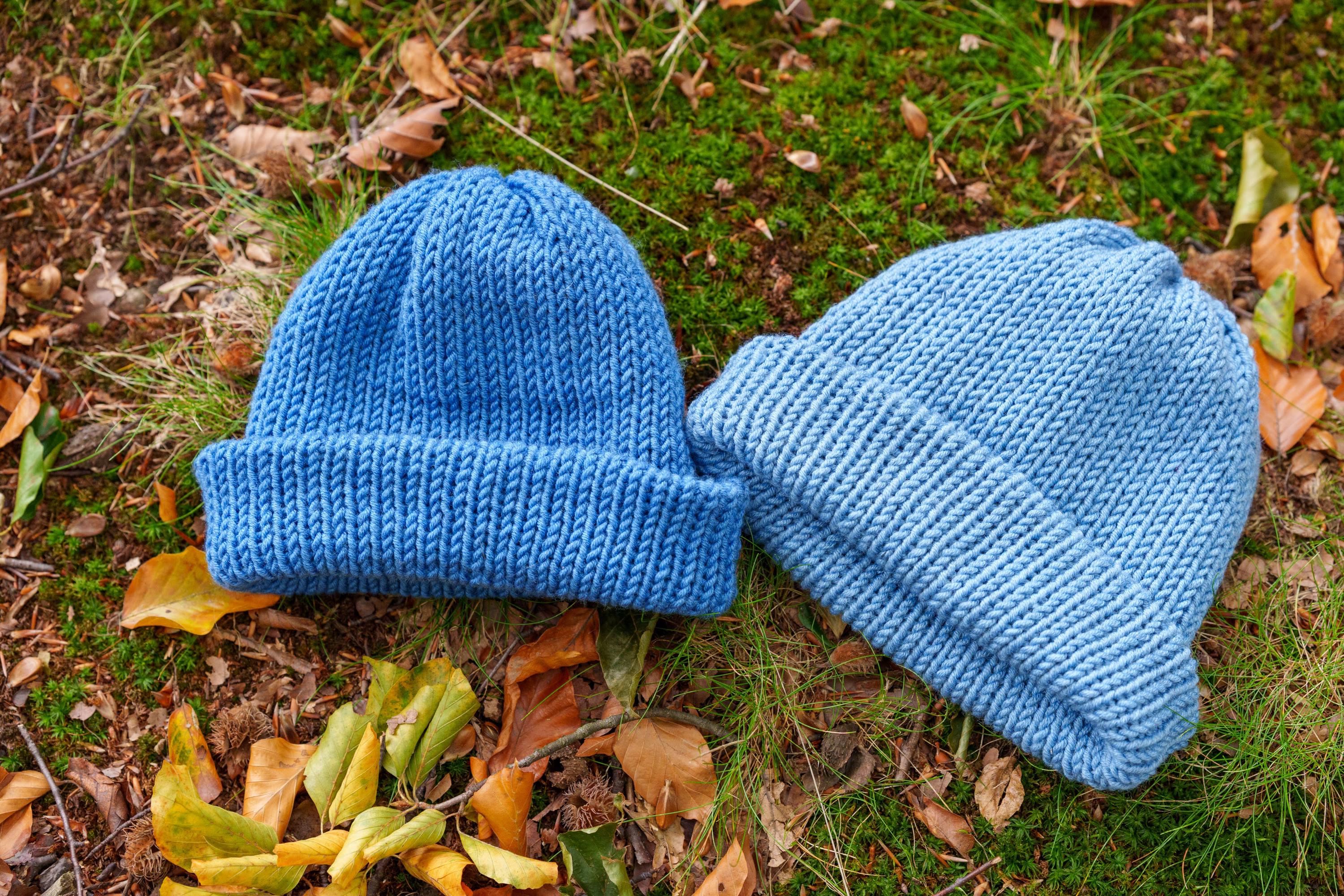 Czapka zimowe beanie handmade merino superwash – dwuwarstwowa, szydełkowana, unisex