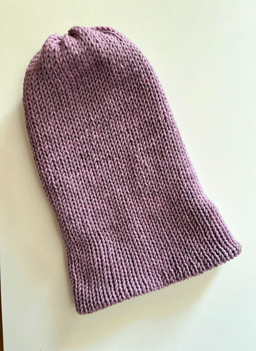 Czapka zimowa beanie handmade merino superwash – dwuwarstwowa, szydełkowana, unisex