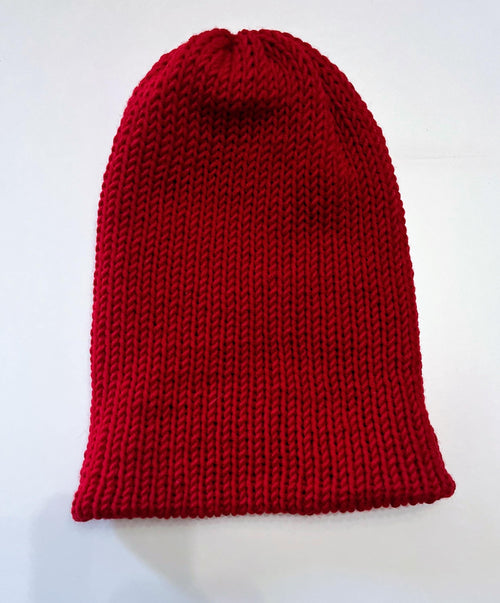 Czapka zimowa beanie handmade merino superwash – dwuwarstwowa, szydełkowana, unisex