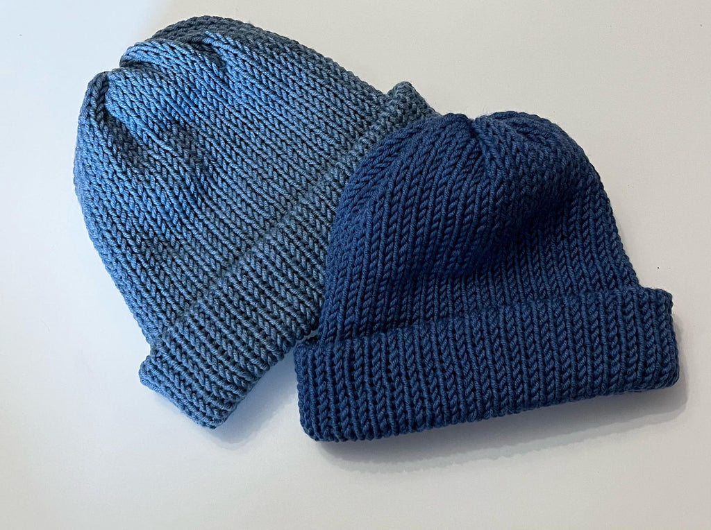 Czapka zimowe beanie handmade merino superwash – dwuwarstwowa, szydełkowana, unisex