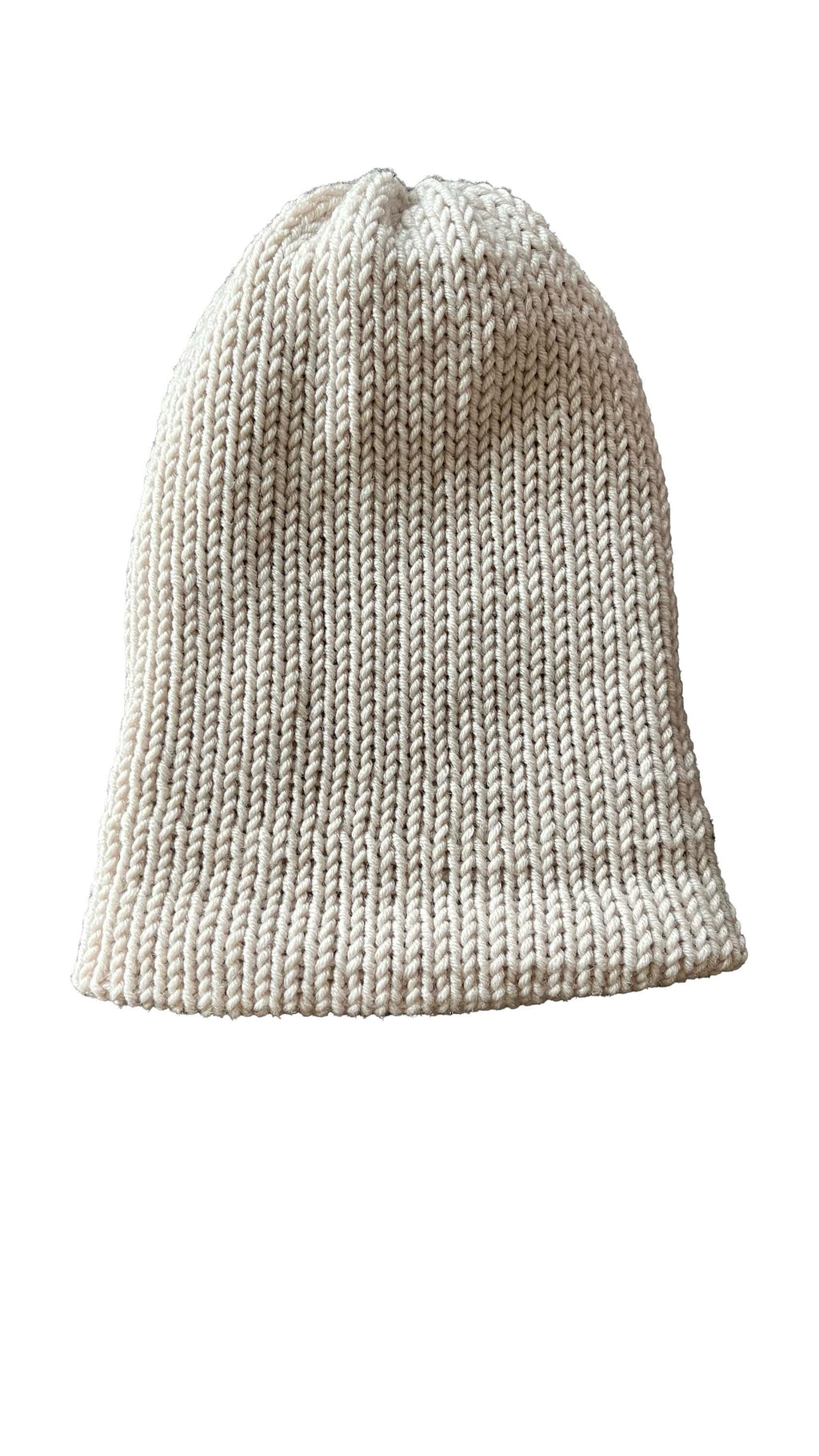 Klasyczna, Dopasowana Czapka z Wełny Merynosów – Ręcznie Robiona (Ścieg Diamentowy)